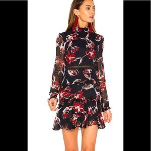 Nicholas French Floral Mini Dress